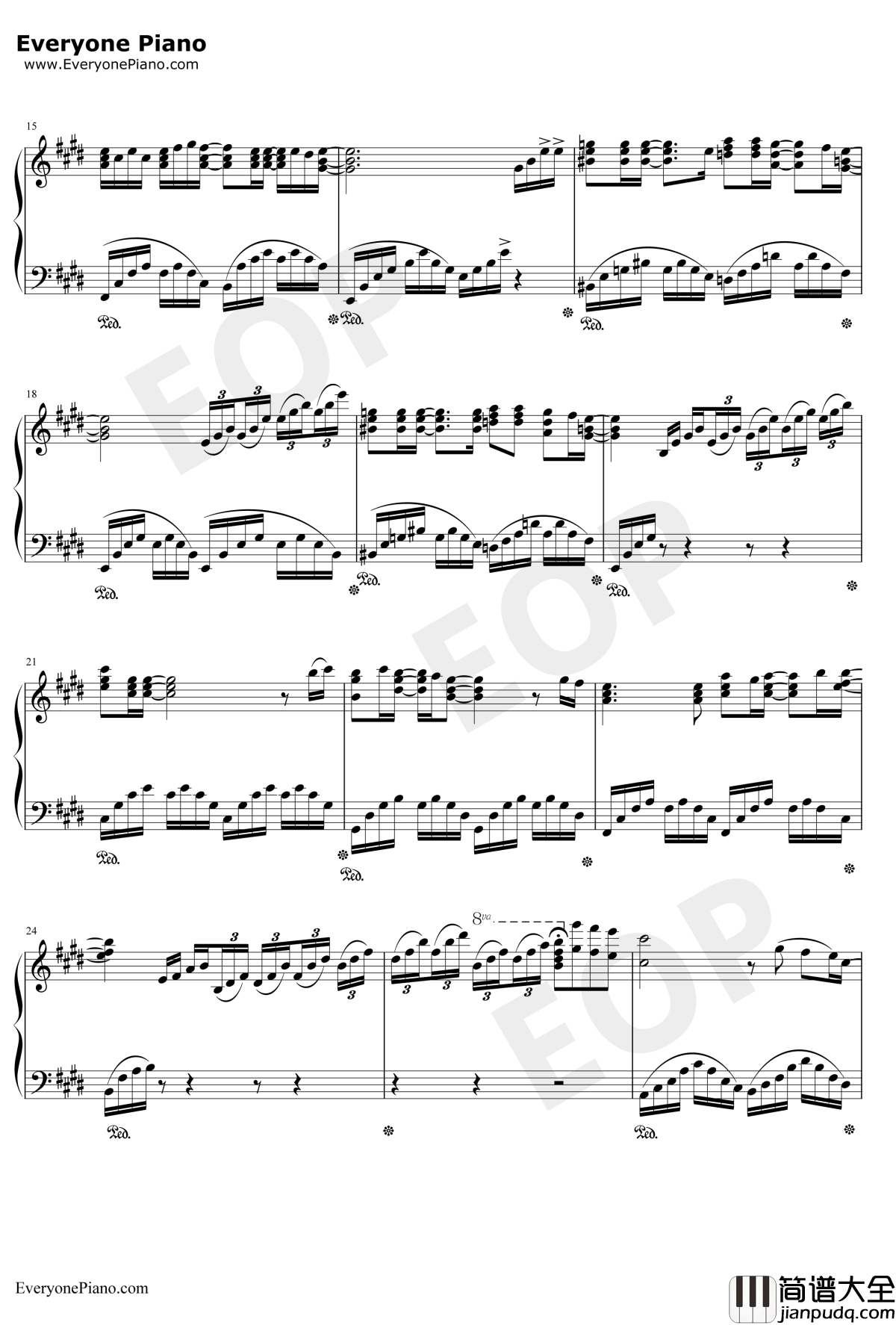 We_Are_The_World钢琴谱_克尔·杰克逊/莱昂纳尔·里奇