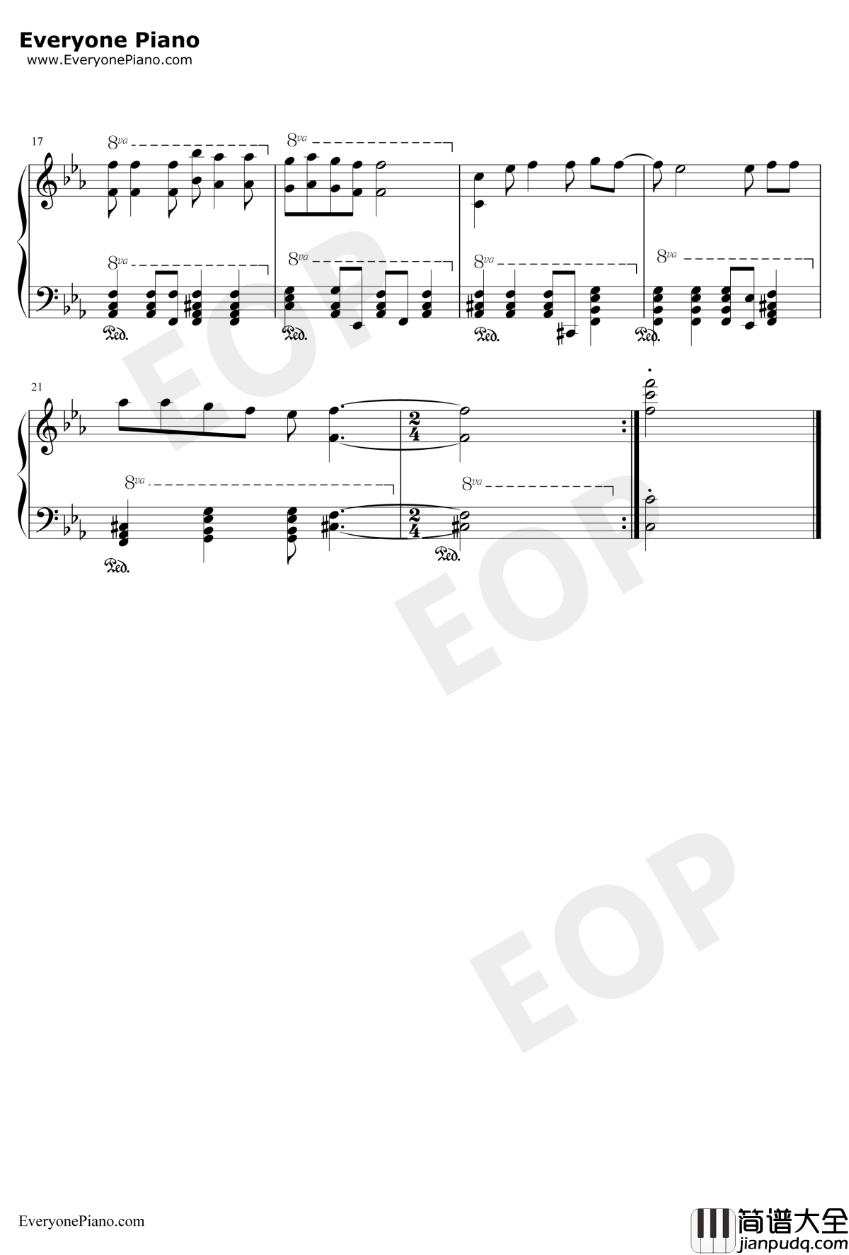 只想守护你钢琴谱_中岛文明_戴拿•奥特曼片尾曲