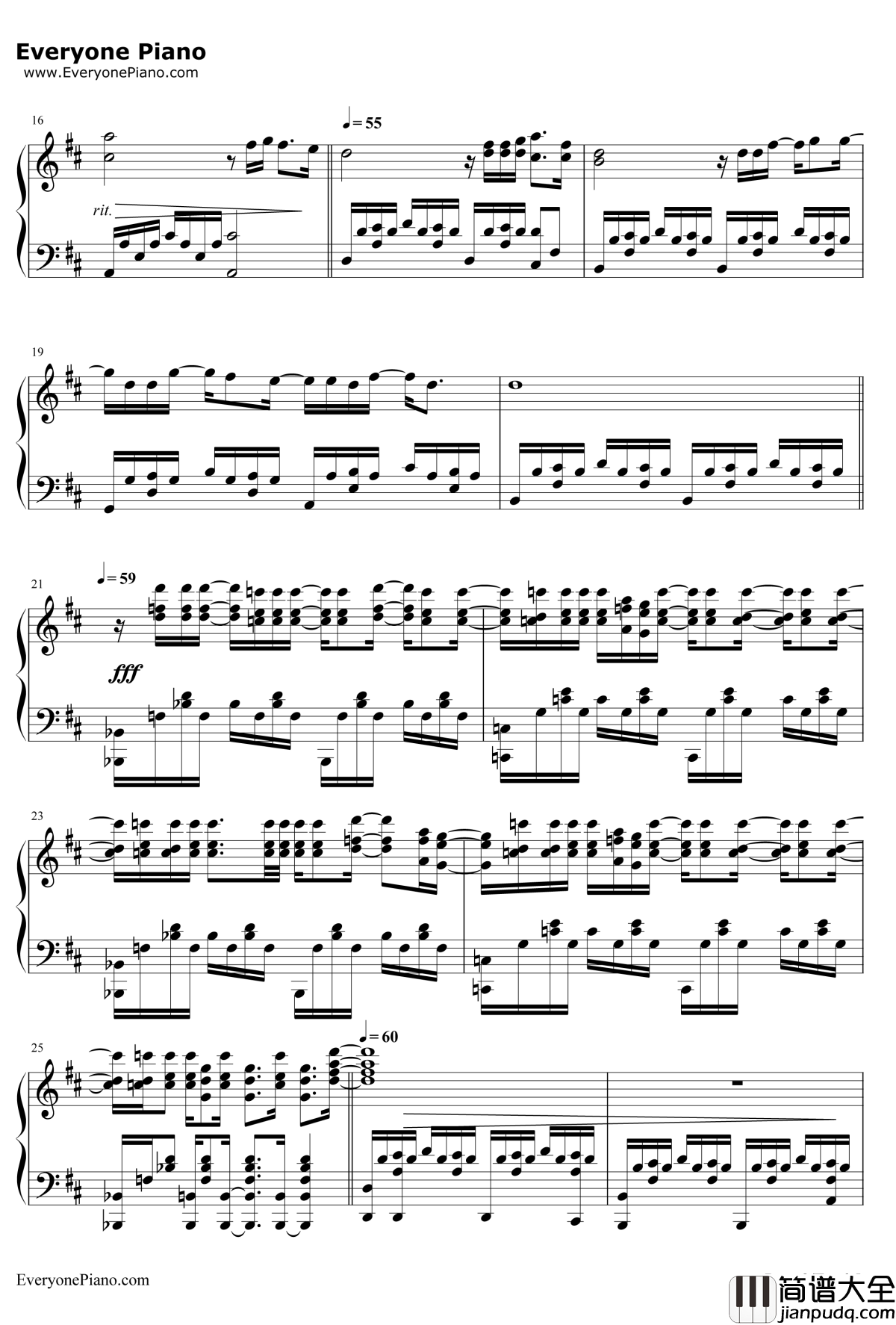 Every_Breath_You_Take钢琴谱_警察合唱团THE_POLICE