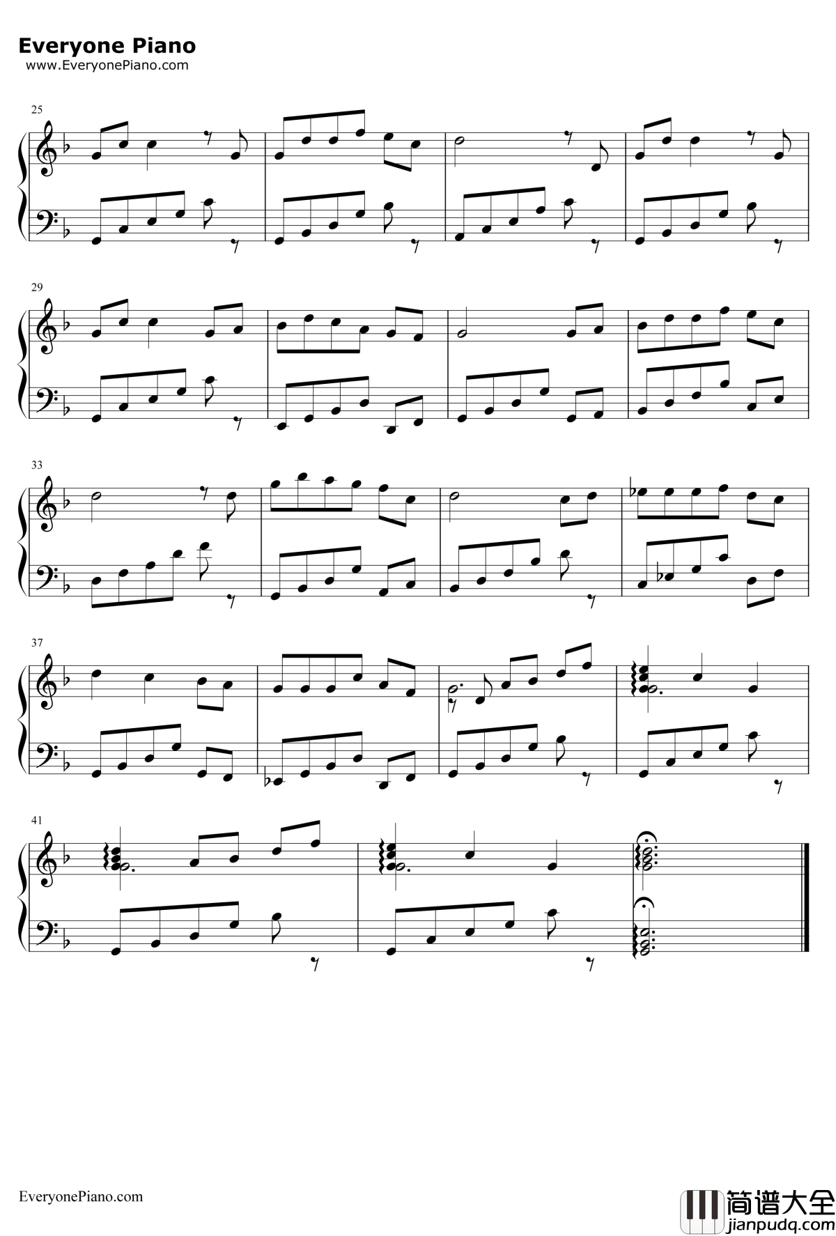 孤独的巡礼钢琴谱_川井宪次