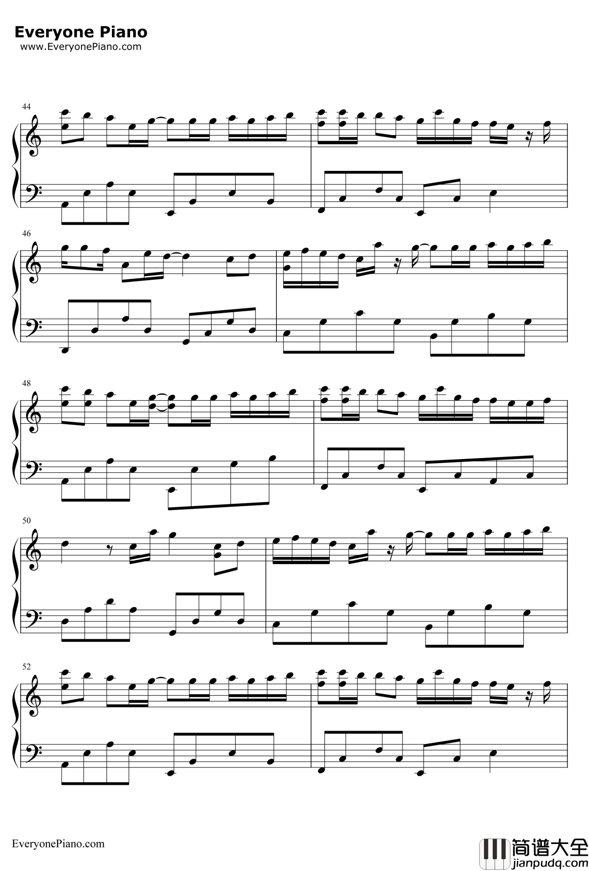 可不可以不勇敢钢琴谱_范玮琪