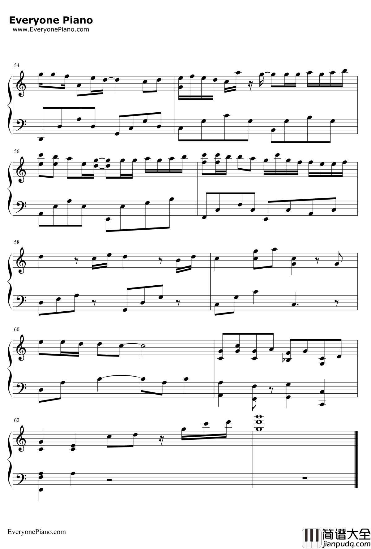 可不可以不勇敢钢琴谱_范玮琪