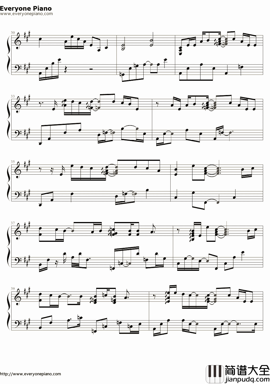 One_More_Time_One_More_Chance钢琴谱_山崎将义山崎まさよし_秒速5厘米