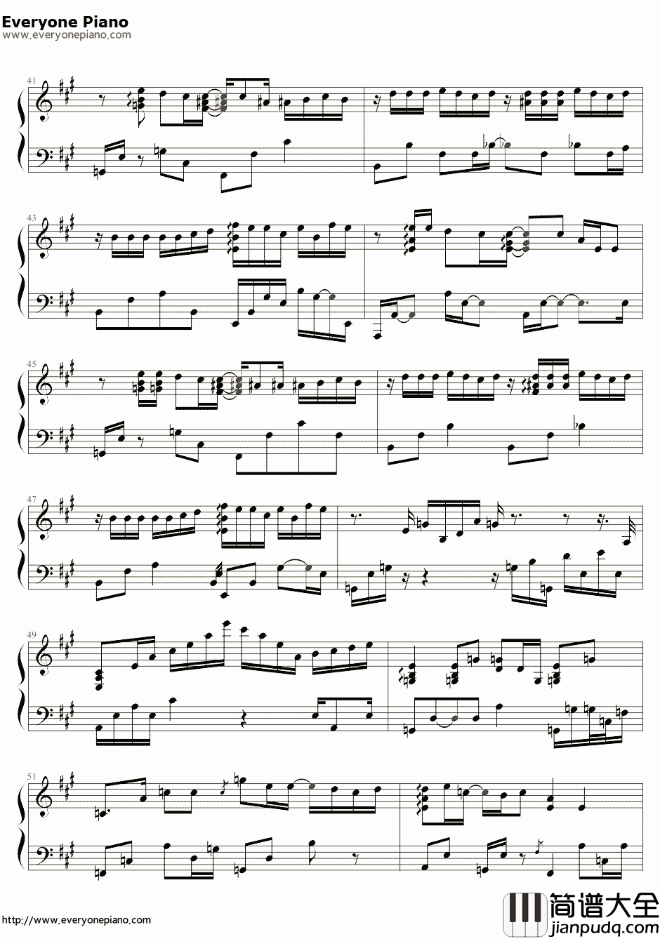 One_More_Time_One_More_Chance钢琴谱_山崎将义山崎まさよし_秒速5厘米