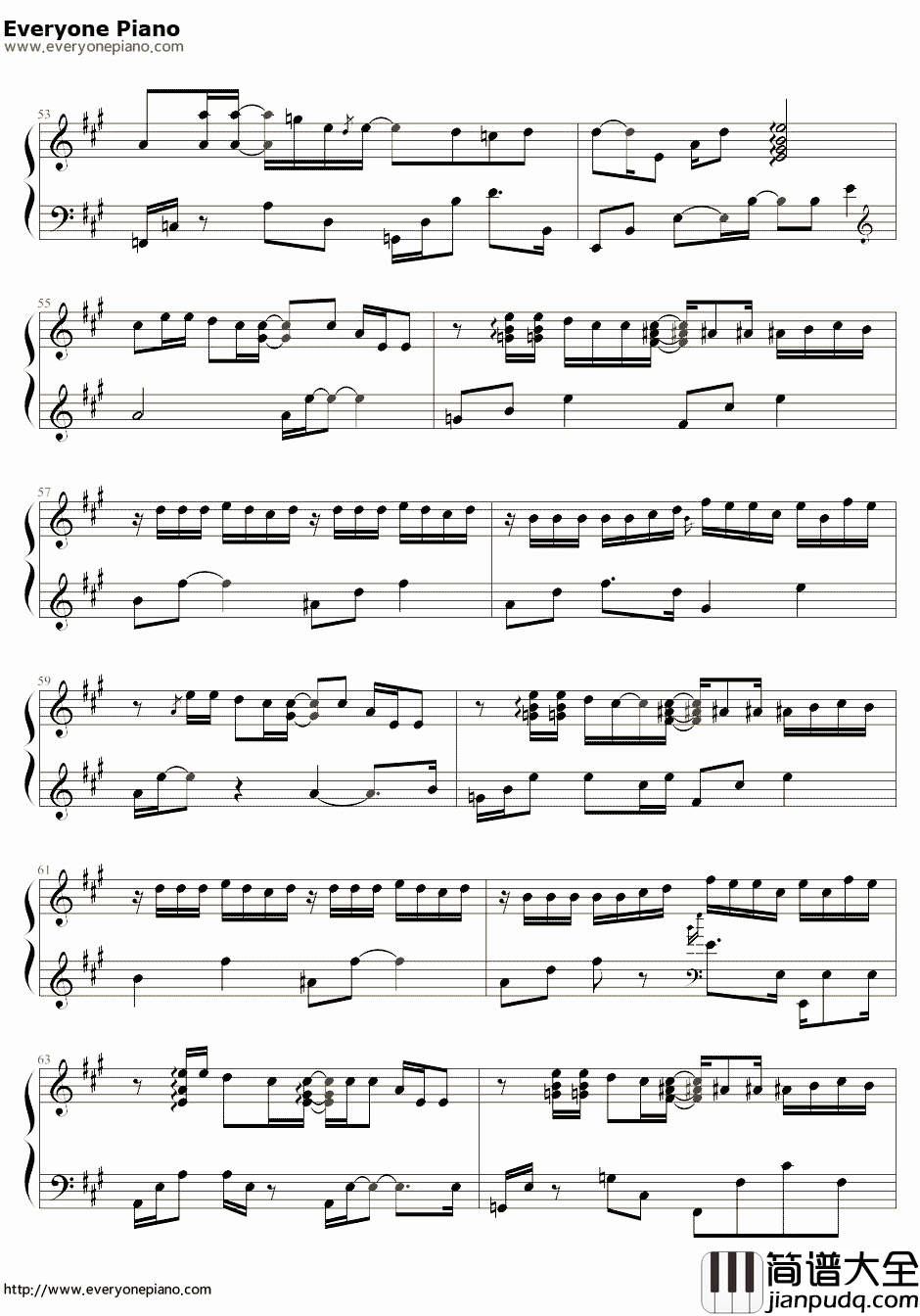 One_More_Time_One_More_Chance钢琴谱_山崎将义山崎まさよし_秒速5厘米