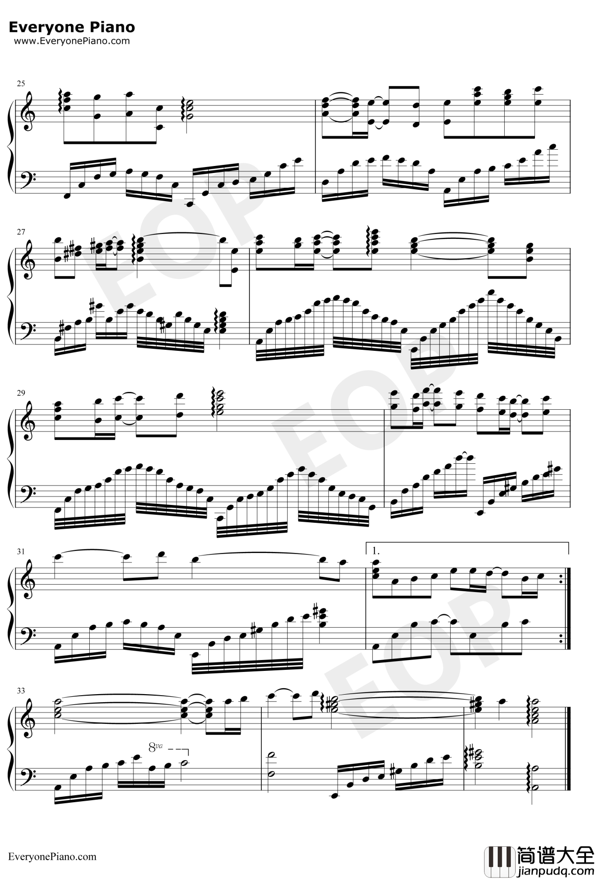 无法原谅钢琴谱_李佳璐_回家的诱惑主题曲