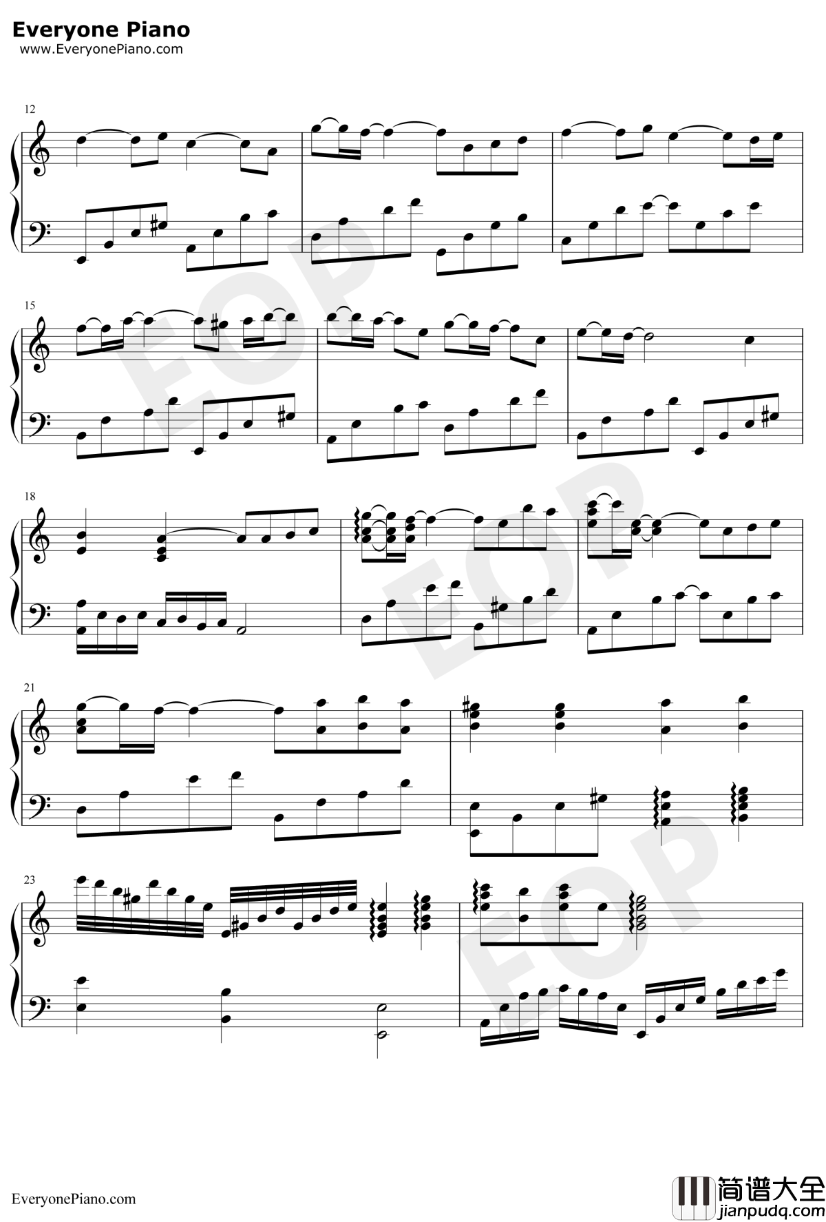 无法原谅钢琴谱_李佳璐_回家的诱惑主题曲