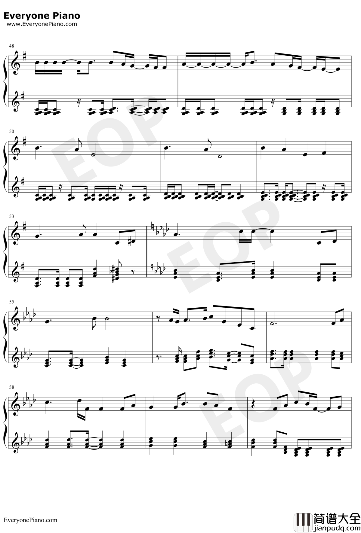 柠檬草的味道钢琴谱_蔡依林_钢琴独奏版