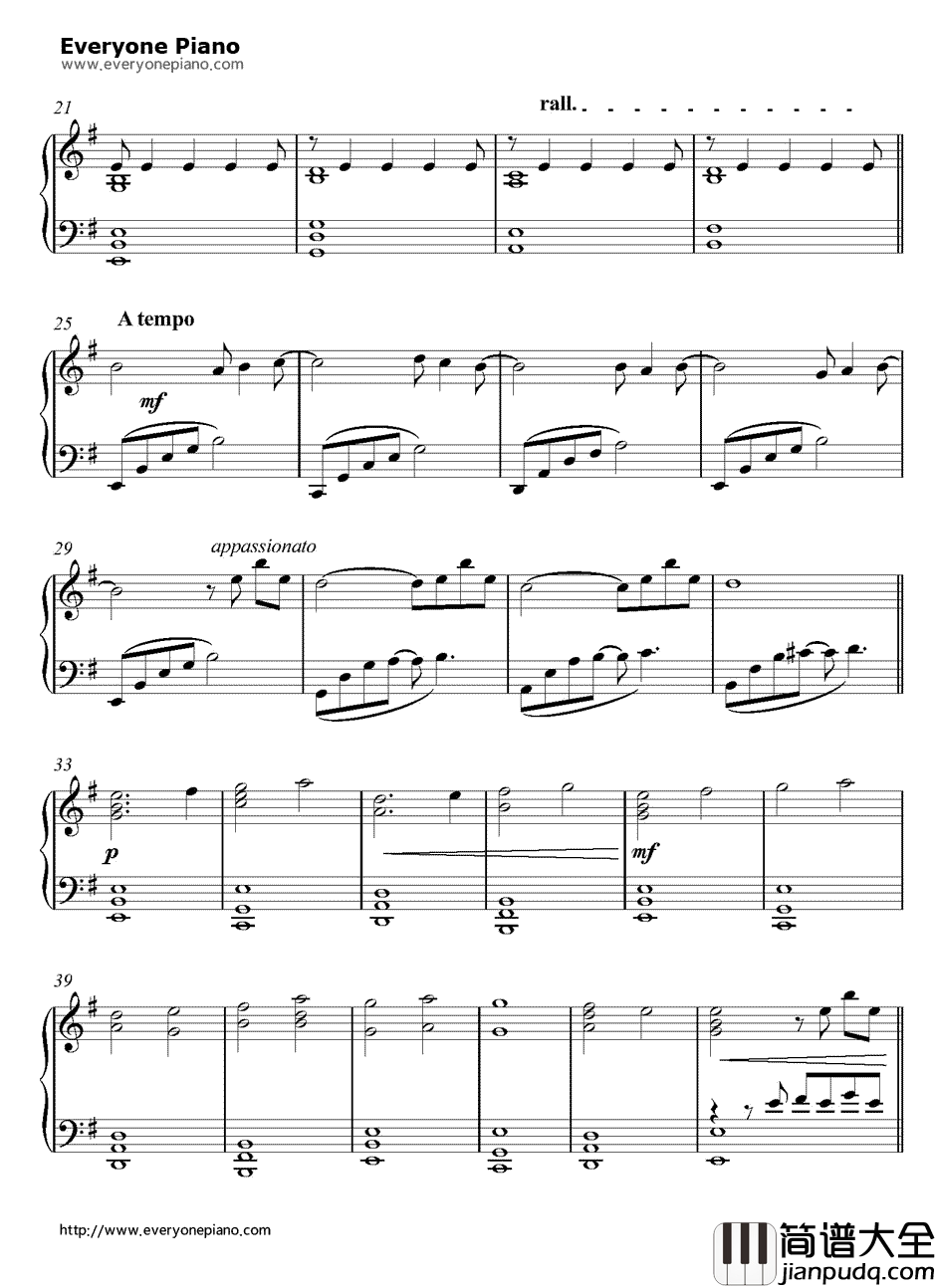 An_End_Once_and_for_All钢琴谱_Mass_Effect_3