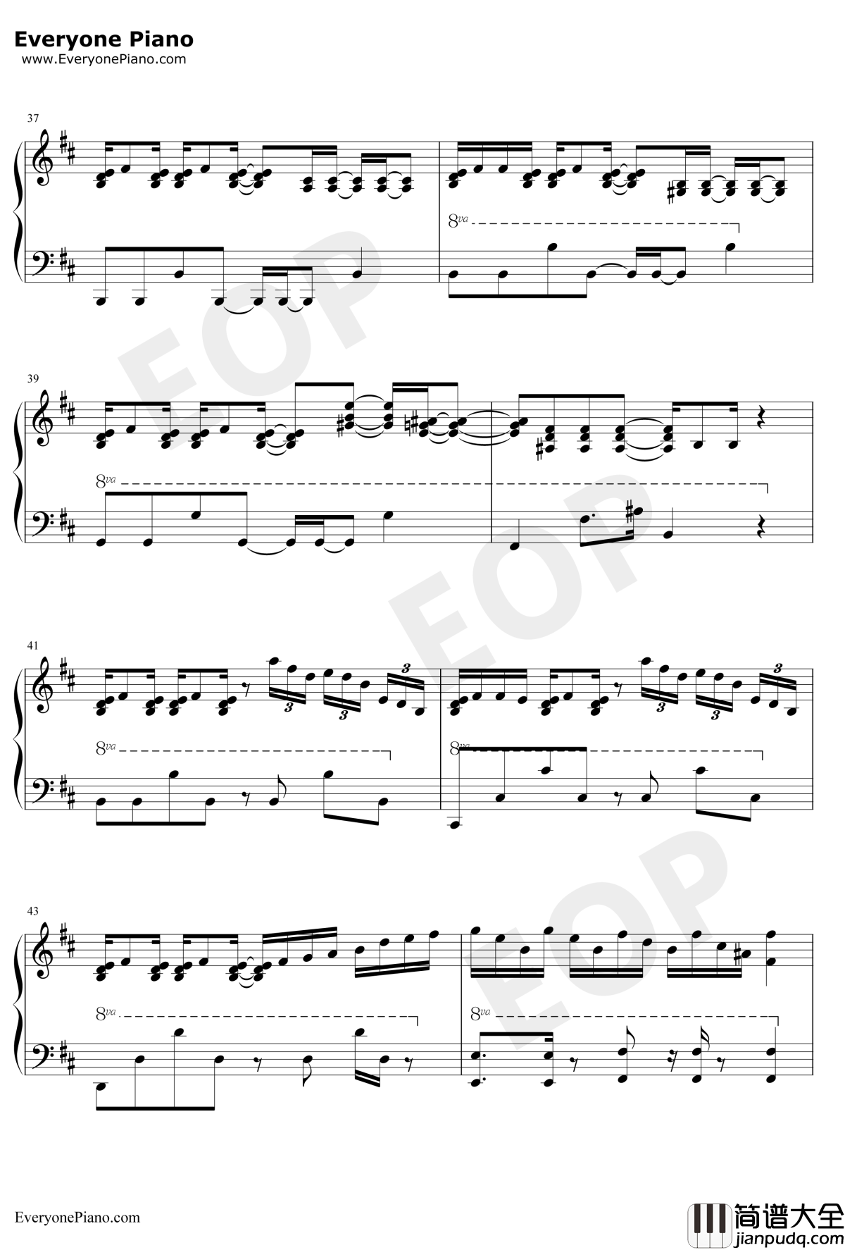 What's_your_name钢琴谱_4MINUTE