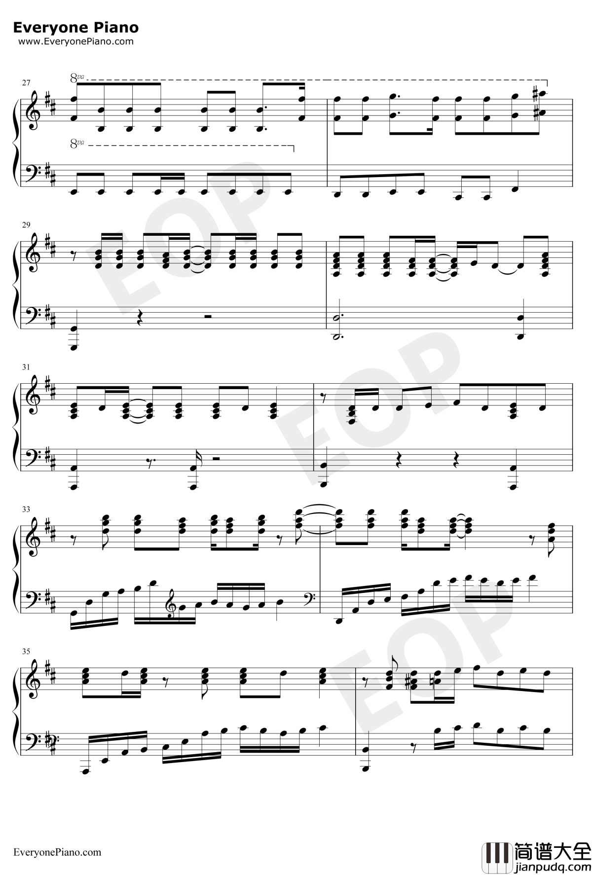 What's_your_name钢琴谱_4MINUTE