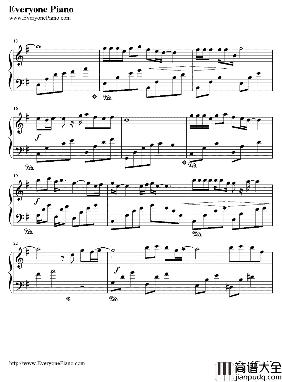 あなたに逢いたくて～MissingYou～钢琴谱_松田圣子_あなたに逢いたくて～MissingYou～