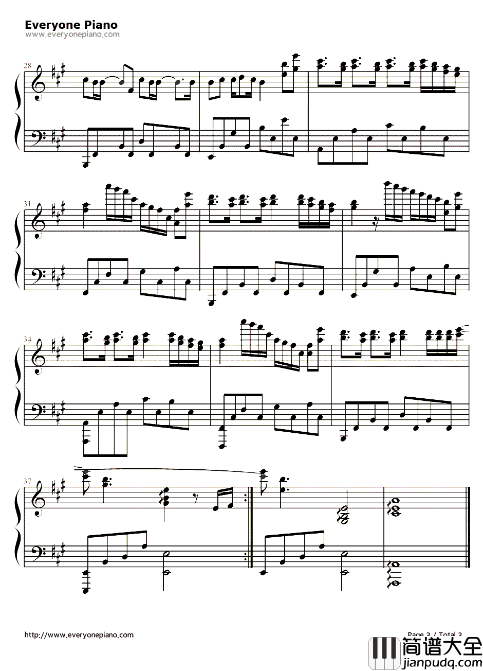 风吹麦浪钢琴谱_李健/孙俪_2013央视春晚