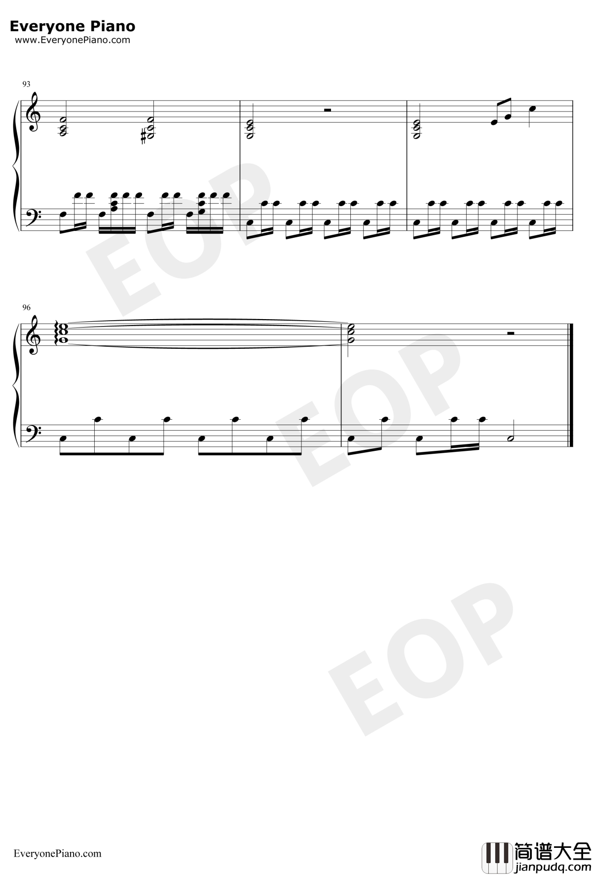 红日钢琴谱_李克勤