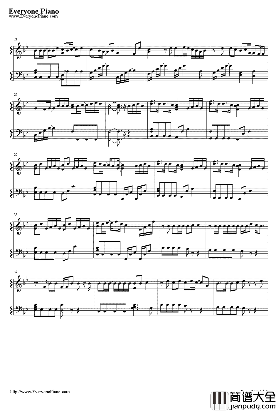 珍惜钢琴谱_NEWS