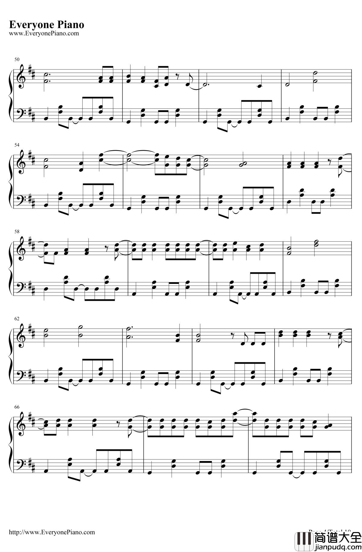 Rolling_Girl钢琴谱_初音未来