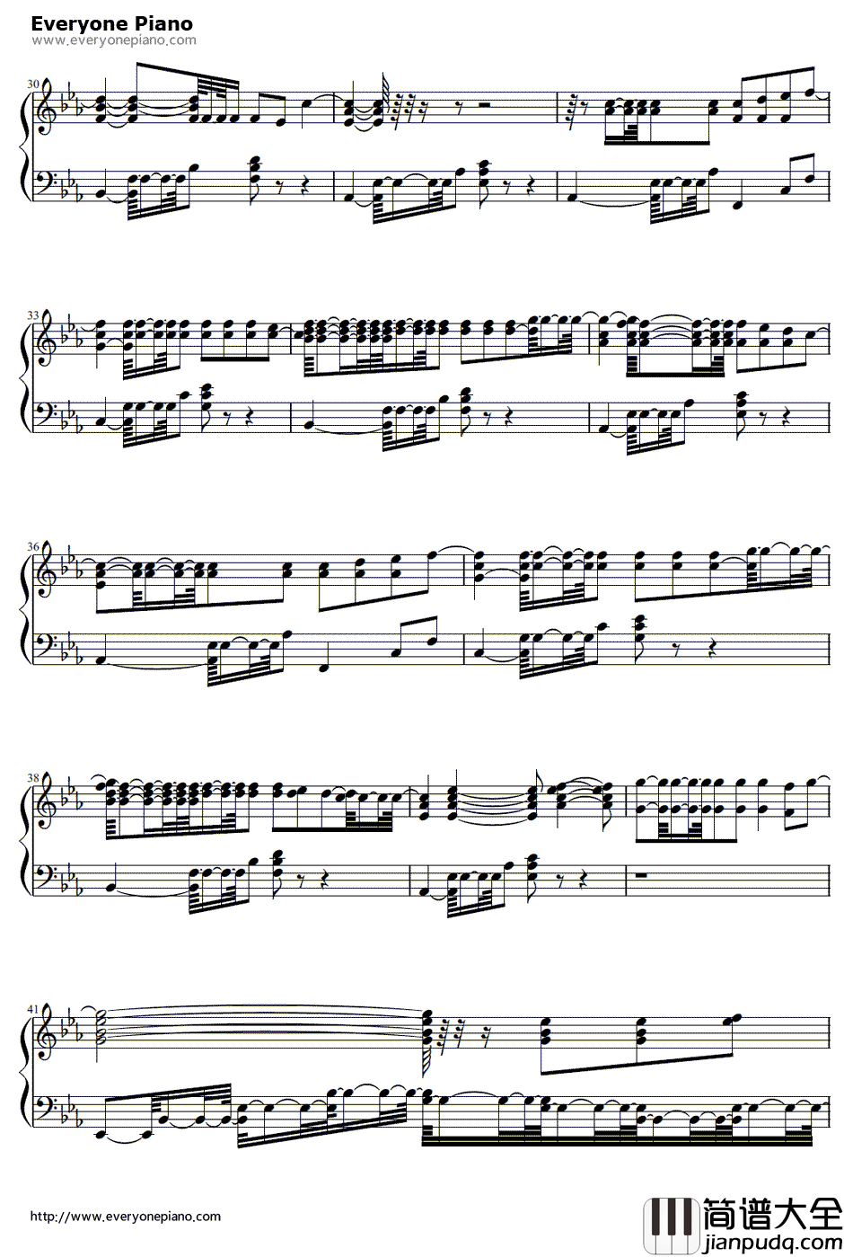 Mirrors钢琴谱_贾斯汀·汀布莱克JustinTimberlake_天王贾斯汀2013最新单曲