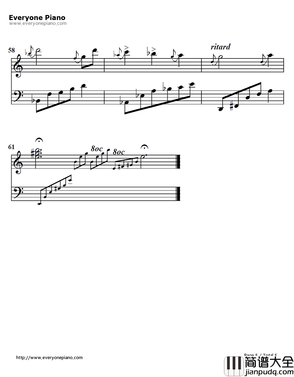 Mabinogi:Heroes主题曲钢琴谱