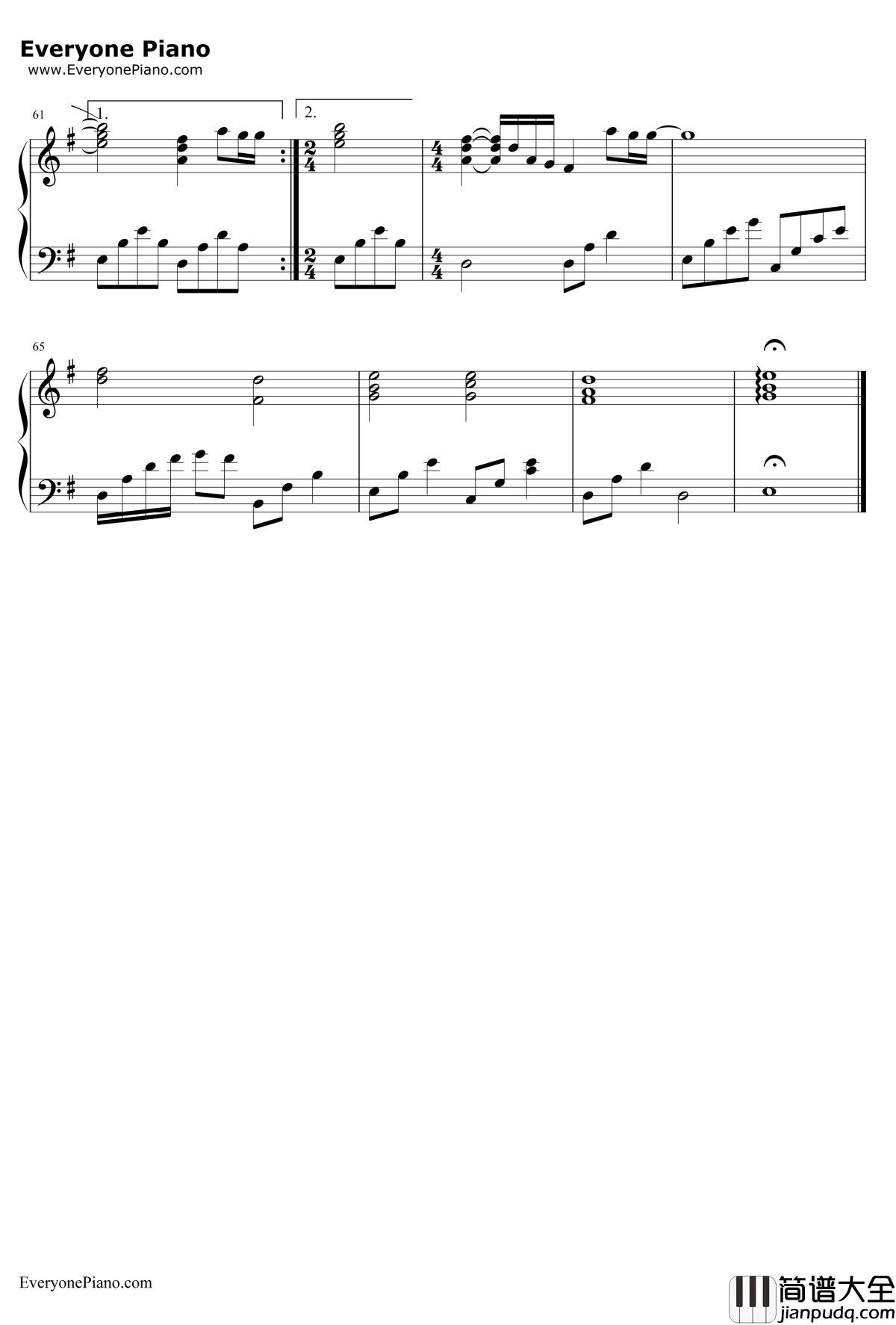 No_Promises钢琴谱_Shayne_Ward/Bryan_Rice