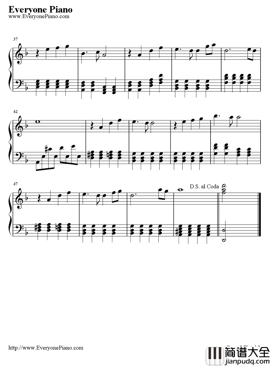 拯救钢琴谱_孙楠