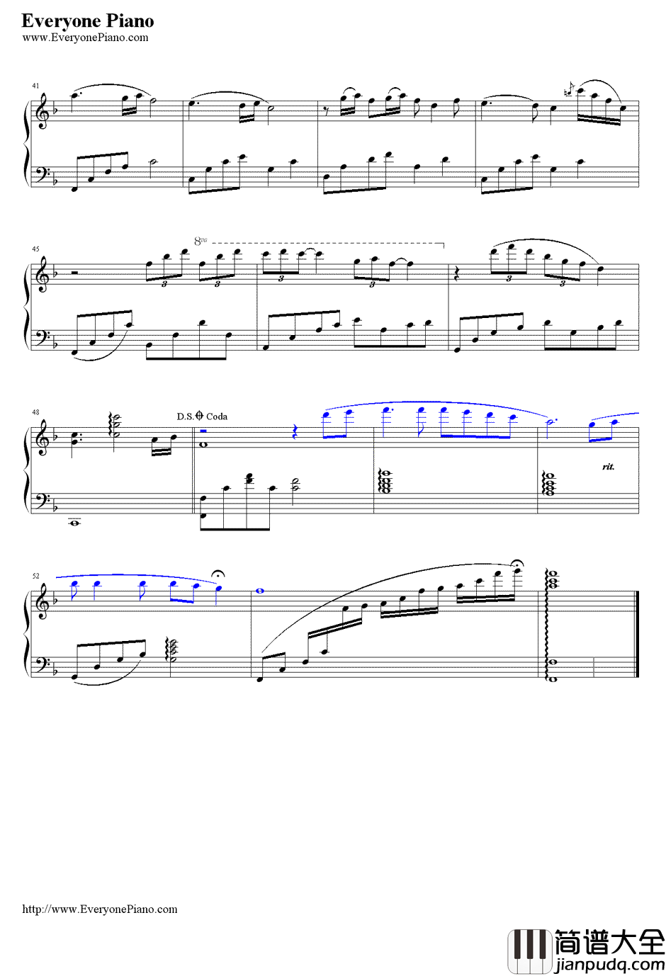 有情人终成眷属钢琴谱_郑源/赵默