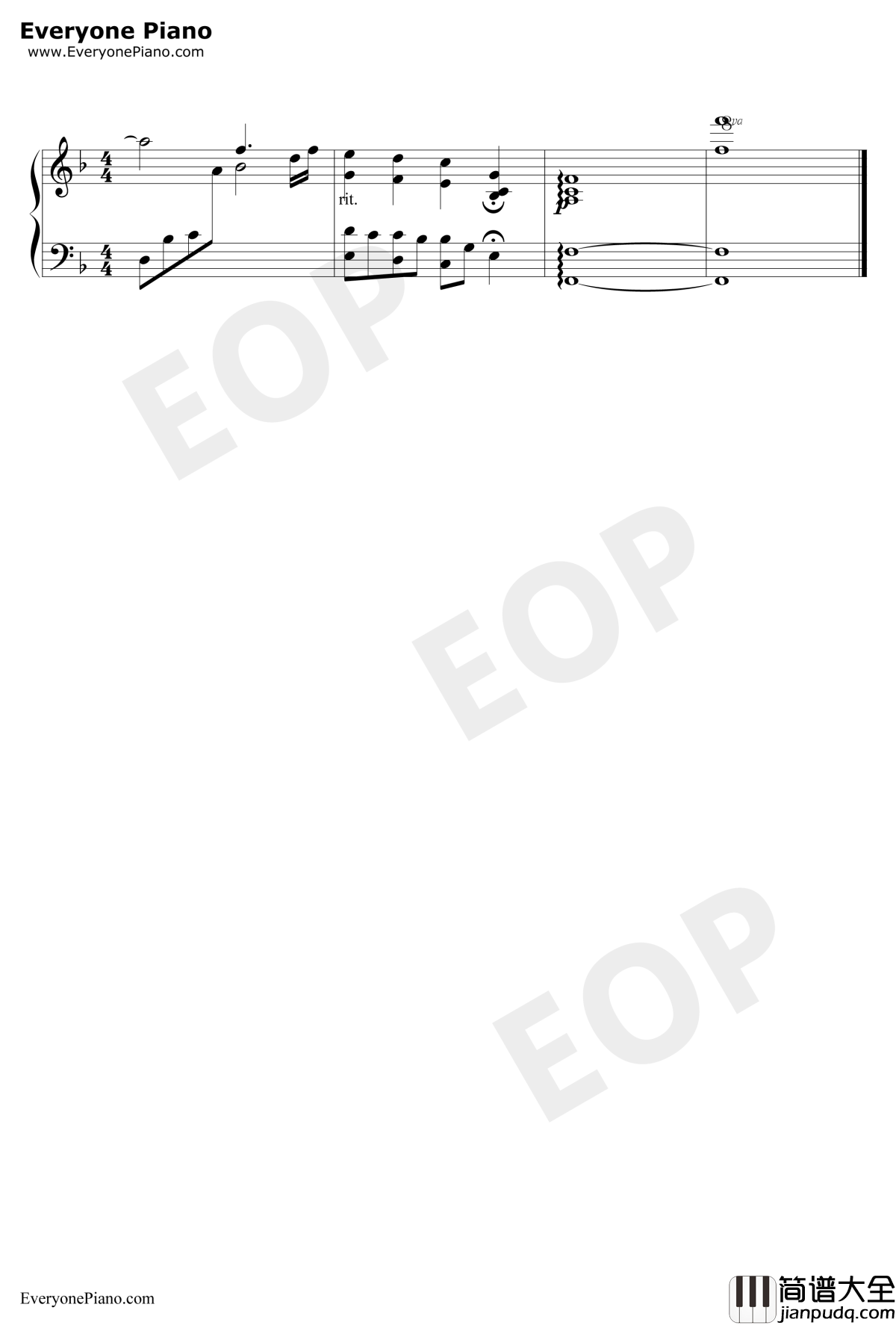 勇气钢琴谱__梁静茹