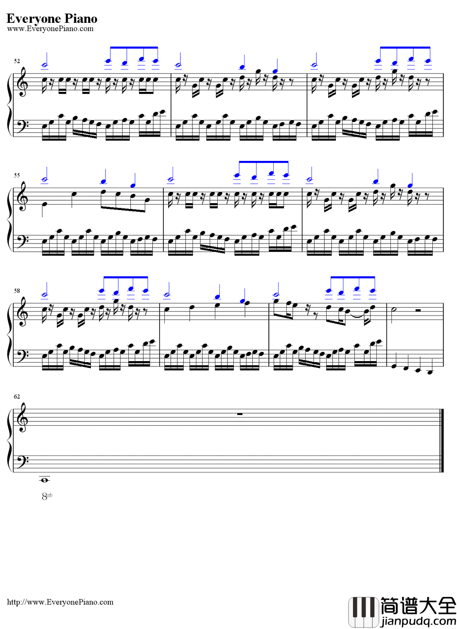 ぽっぴっぽー蔬菜汁钢琴谱_初音未来