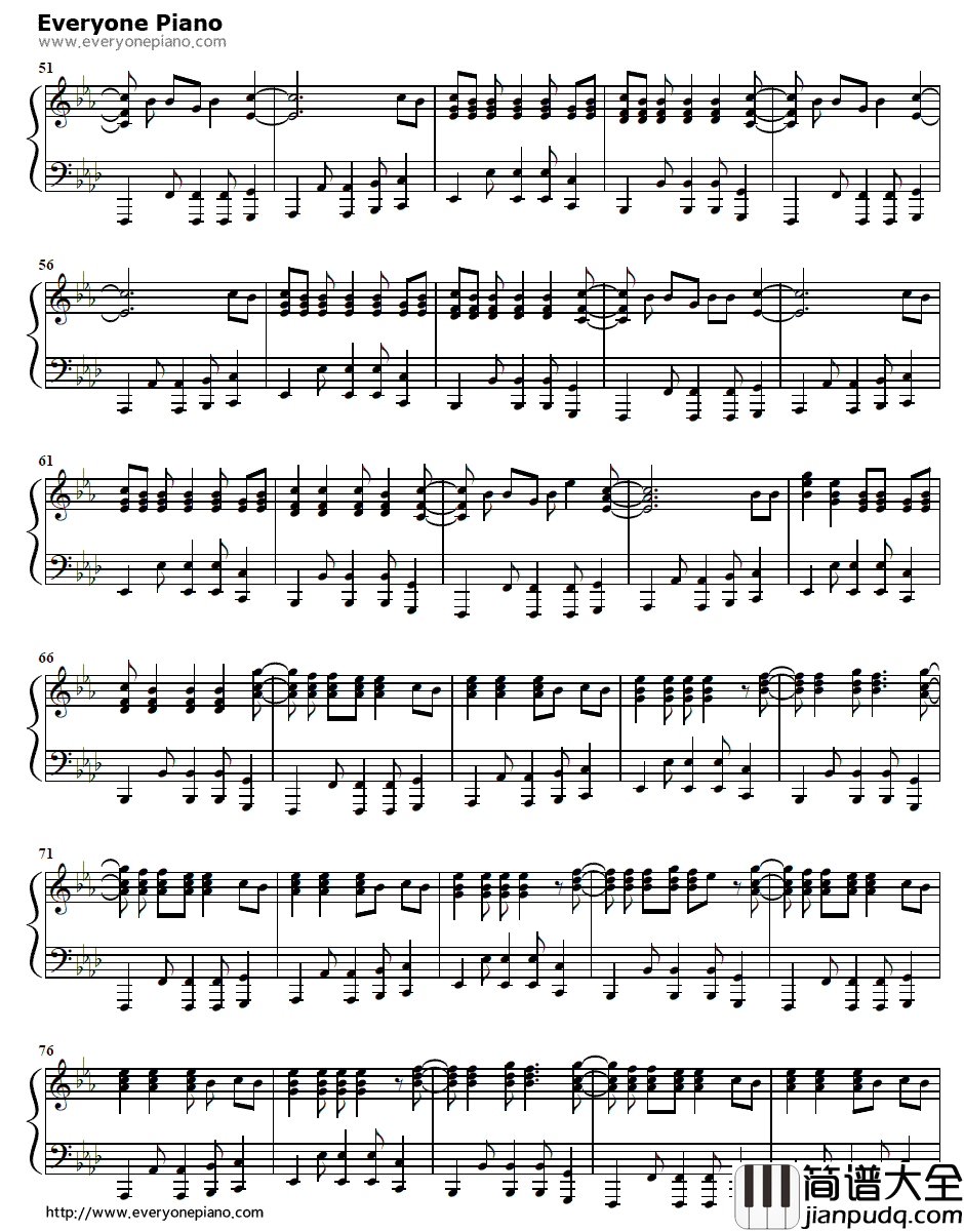 Pumped_up_kicks钢琴谱_Foster_the_People