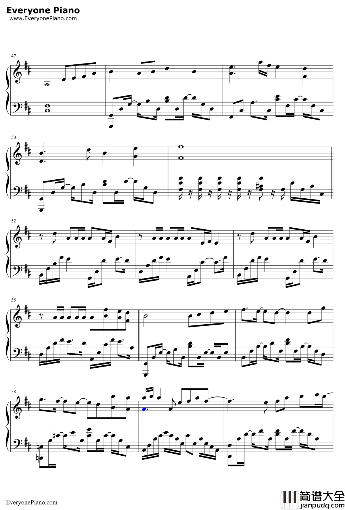 月牙湾钢琴谱_FIR飞儿乐团