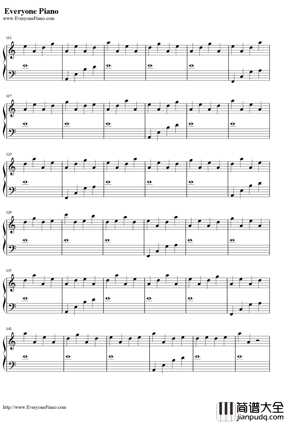 如诗般宁静钢琴谱_黄永灿