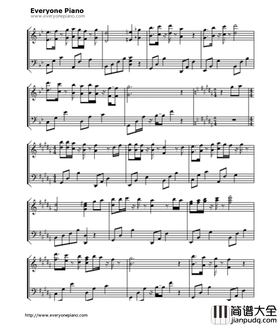 我们相爱不是吗钢琴谱_T_ara_&_Davichi