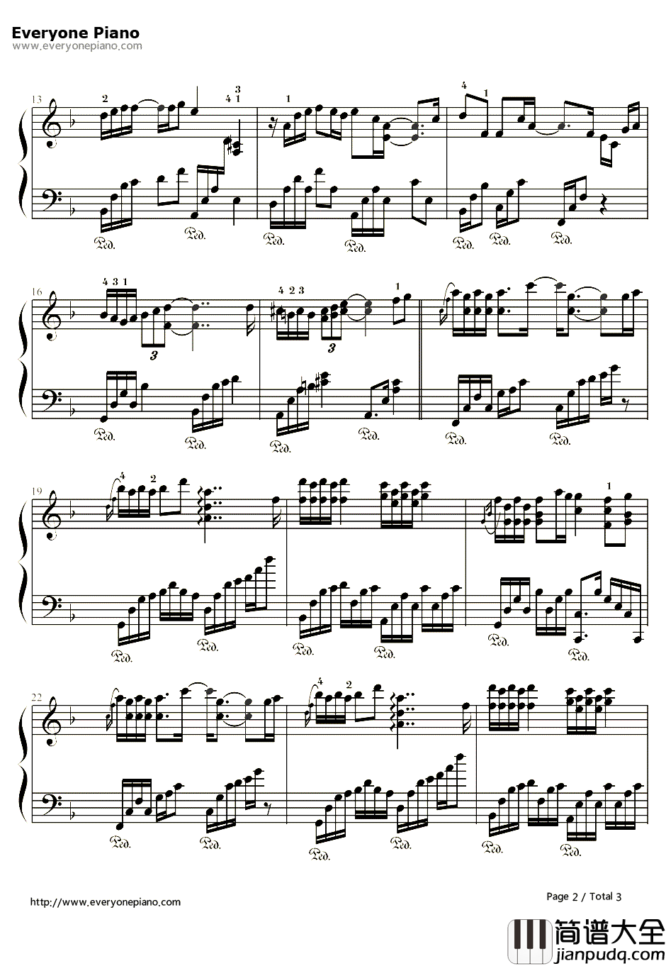 相见恨晚钢琴谱_彭佳慧