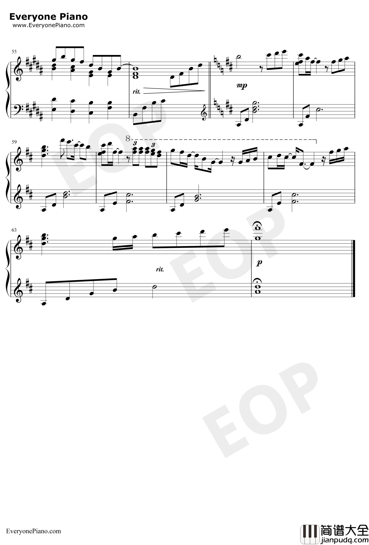 我能做的钢琴谱_西村由纪江