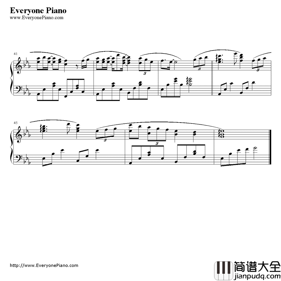 唱得响亮钢琴谱_罗俊霖_超级女声主题曲