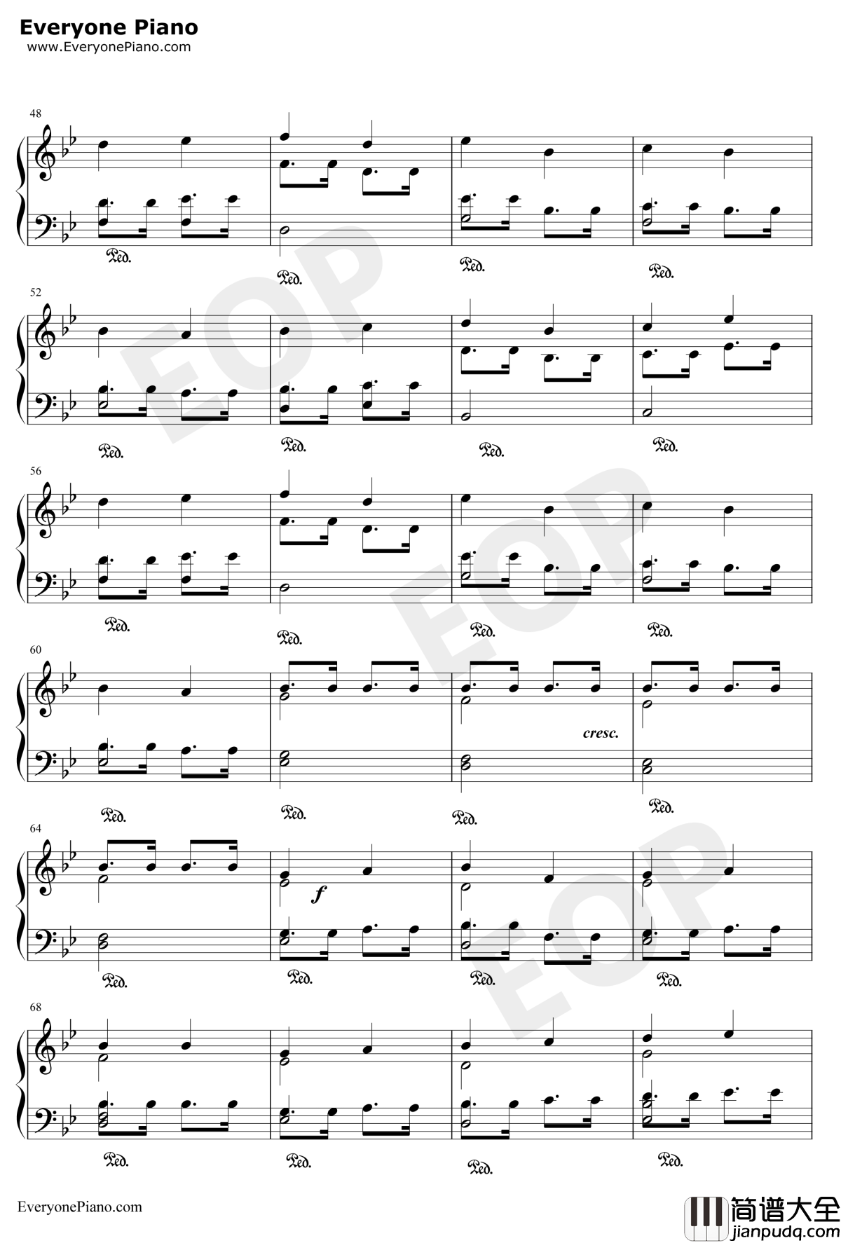 魔法密林钢琴谱_Maple_Story