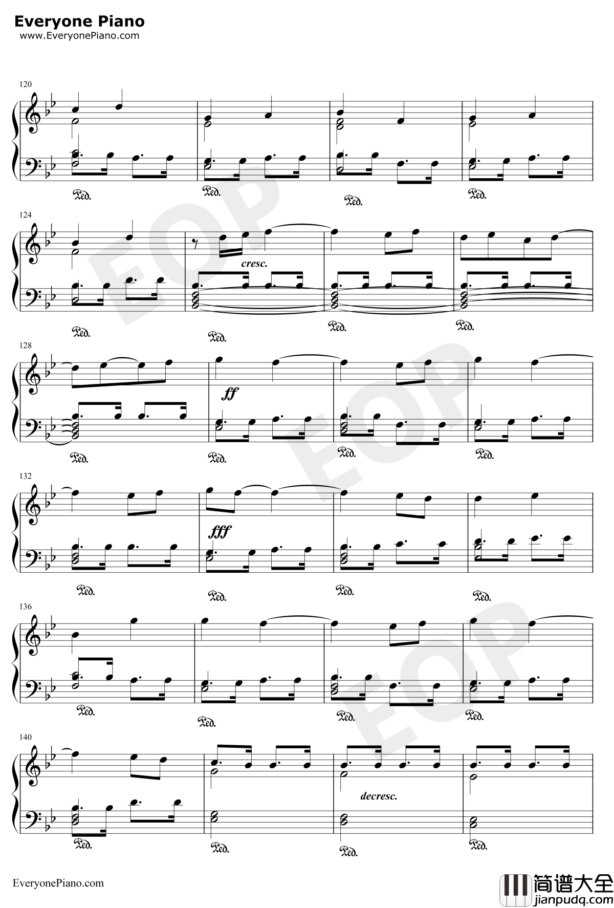 魔法密林钢琴谱_Maple_Story