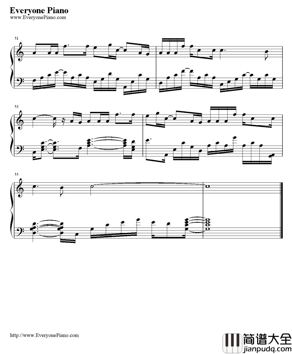 残酷游戏钢琴谱_卫兰