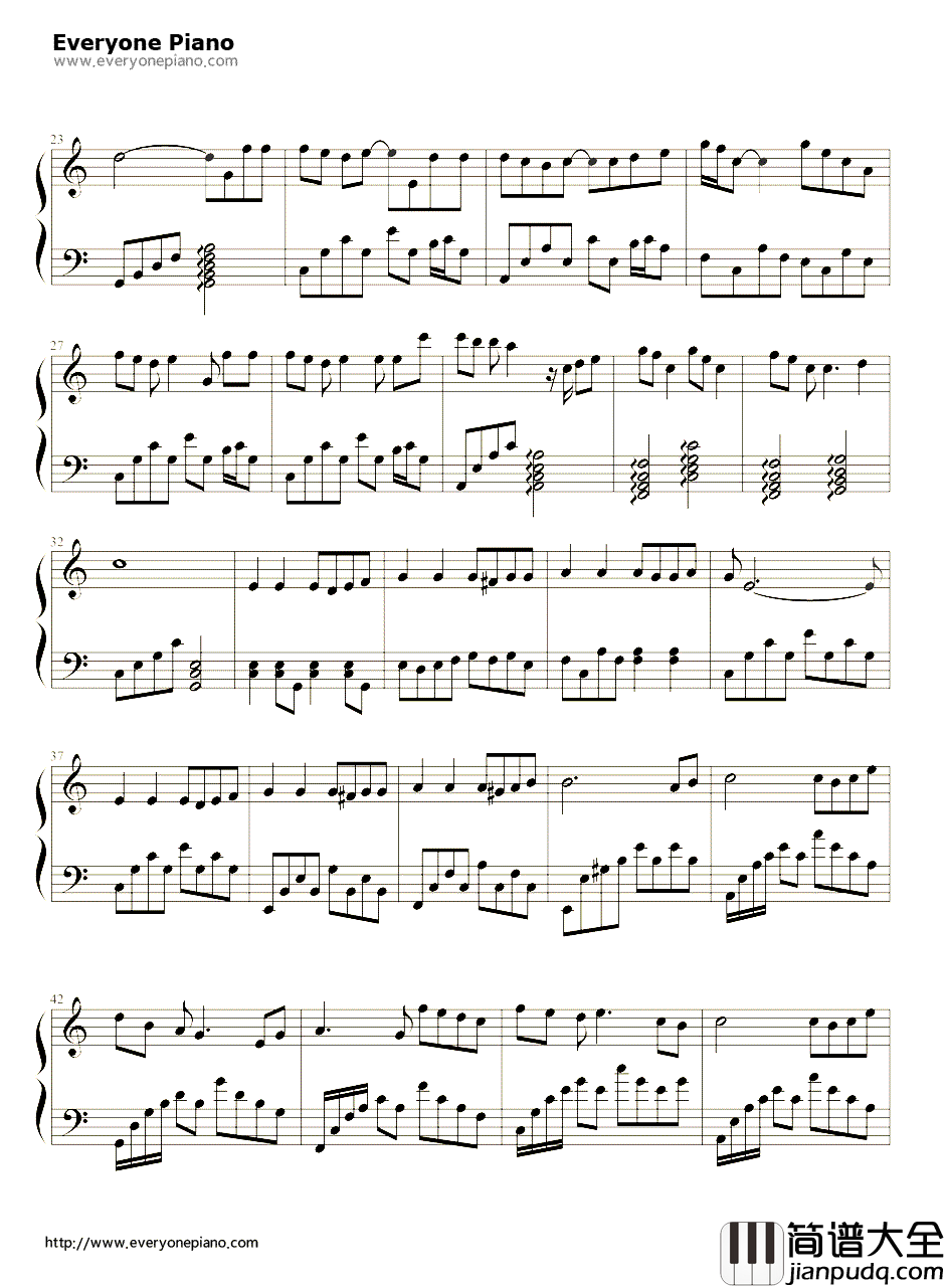 我不会唱歌钢琴谱_罗志祥