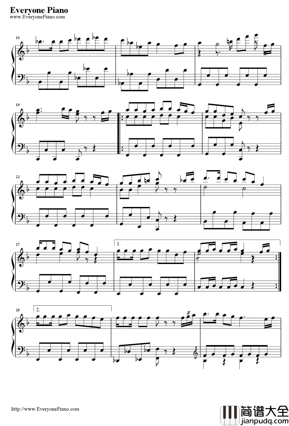 The_Crystal_Shard钢琴谱_星之卡比64