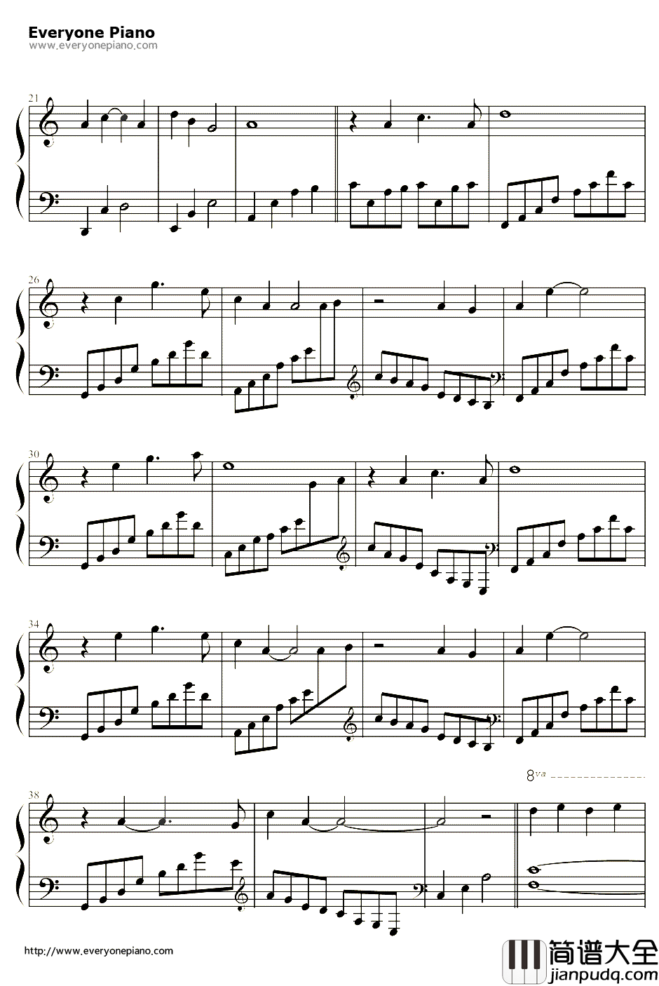 新仙剑奇侠传游戏BGM钢琴谱