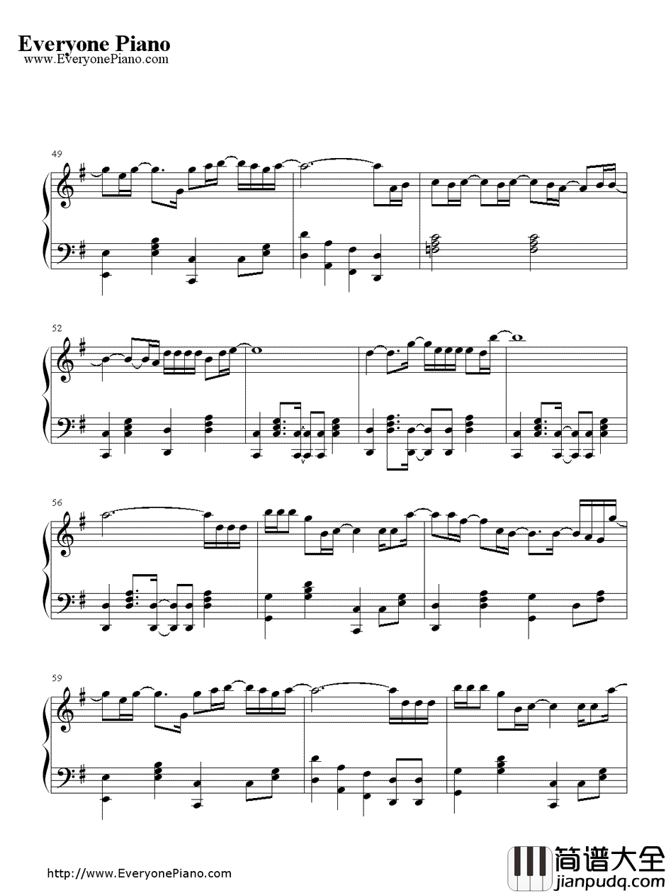 Best_Of_Me钢琴谱_丹尼尔•波特Danie_lPowter