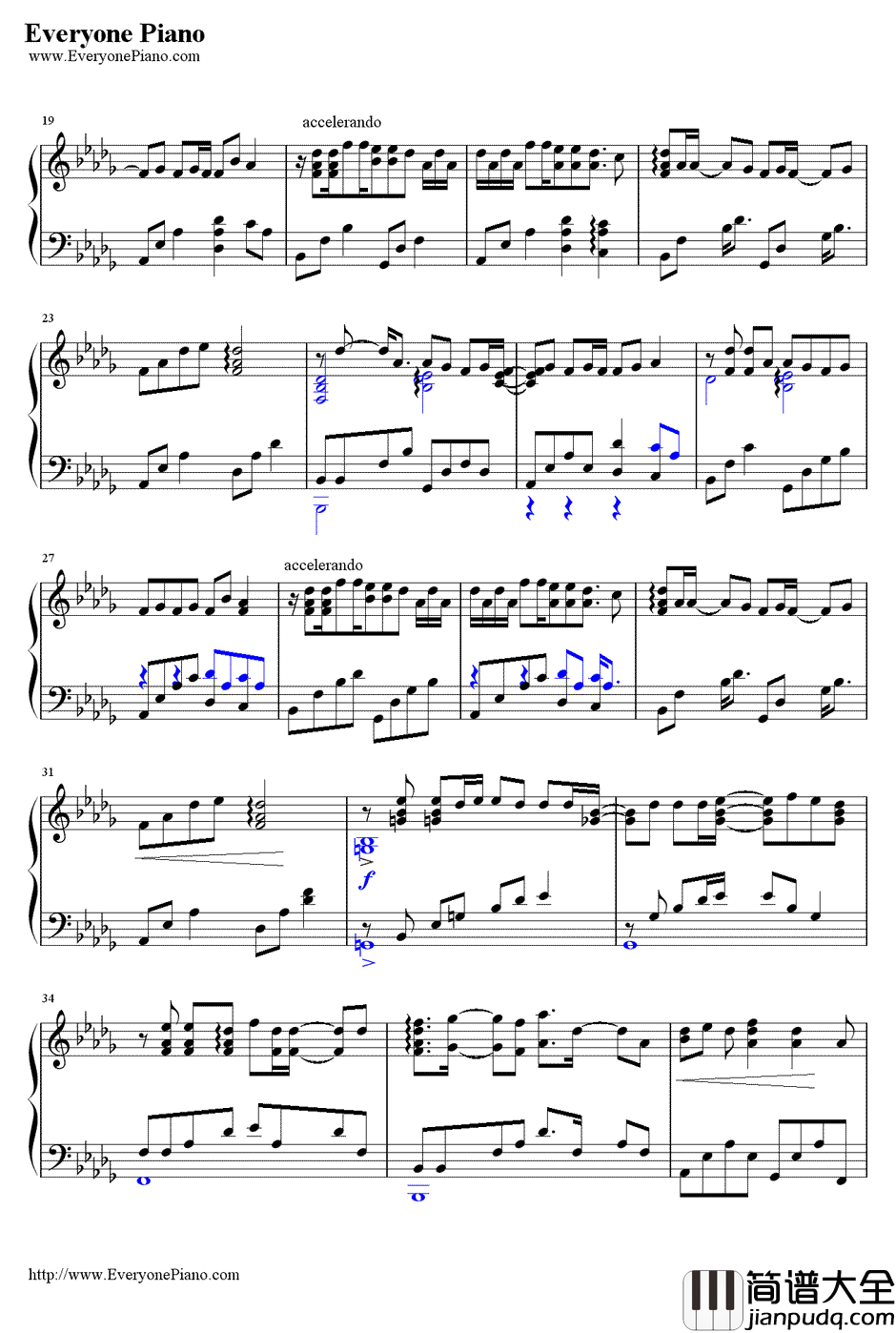 Just_be_friends钢琴谱_巡音ルカ巡音流歌_触手猴版