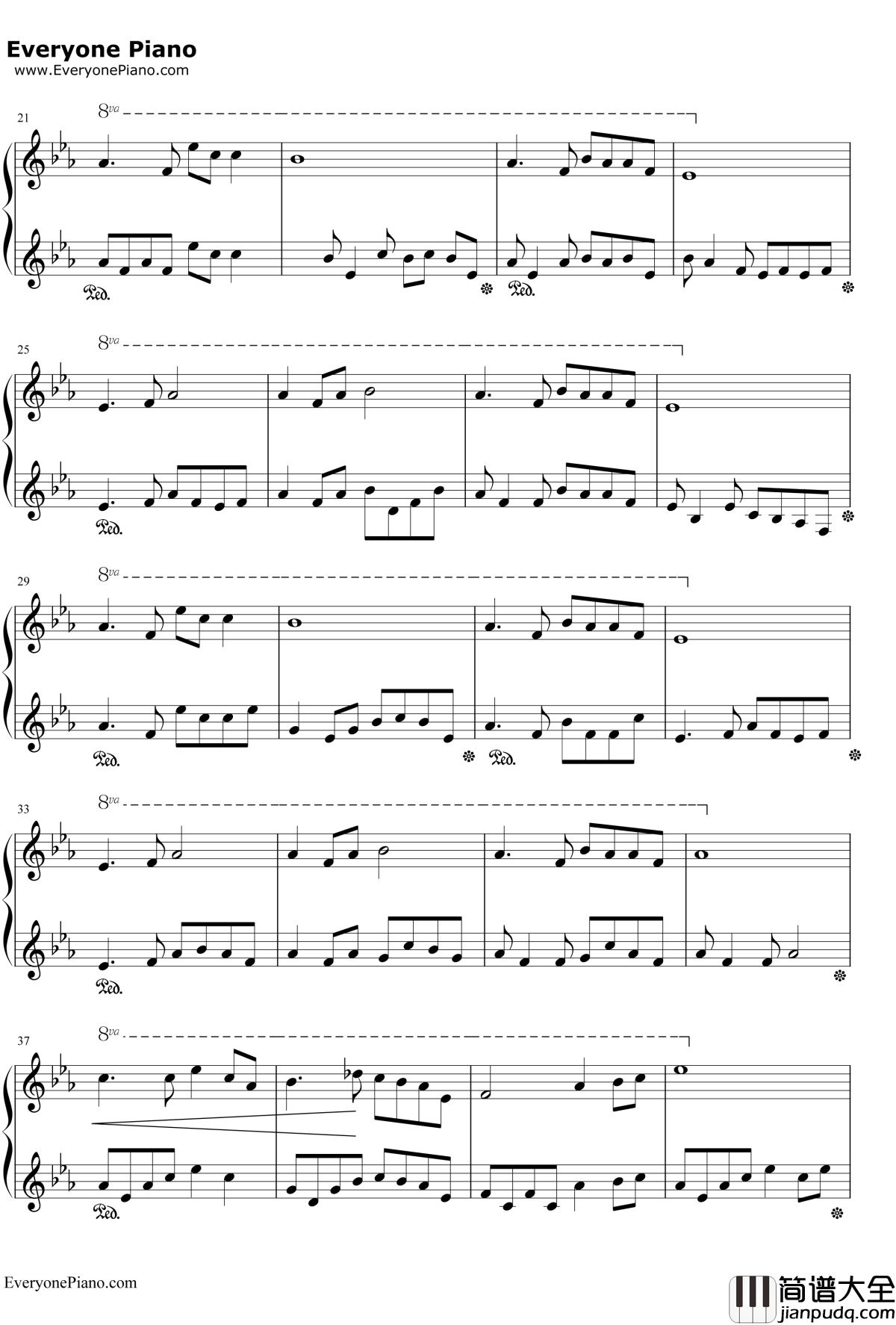 莫失莫忘钢琴谱_麦振鸿