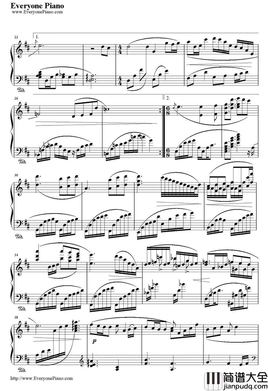 不完美钢琴谱_李玖哲