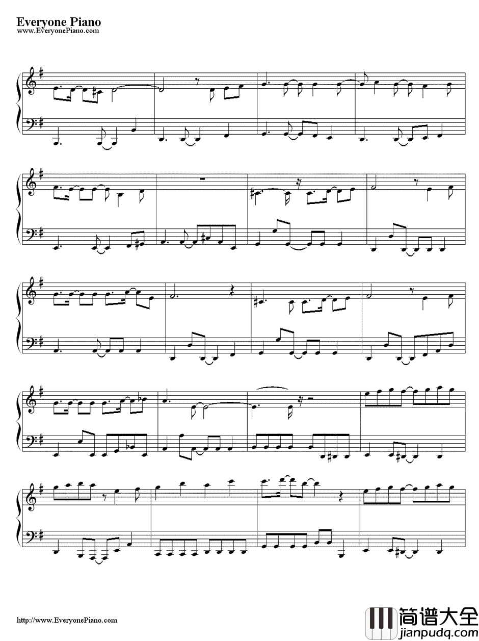 願い事ひとつだけ钢琴谱_小松未歩__名侦探柯南_片尾曲