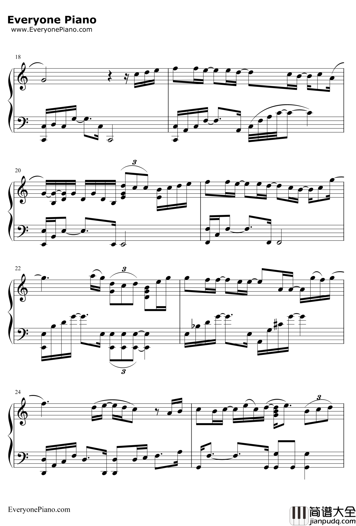 我相信钢琴谱_东方神起