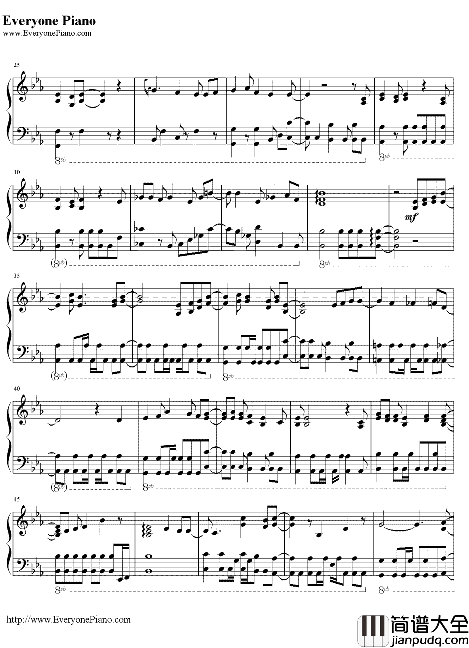 fallen_down钢琴谱_イカロス（早见沙织）__天降之物_插曲