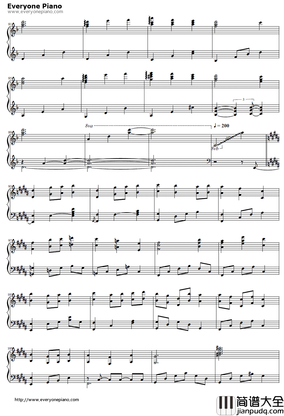 【東方風神錄】芥川龍之介の河童钢琴谱_河城荷取