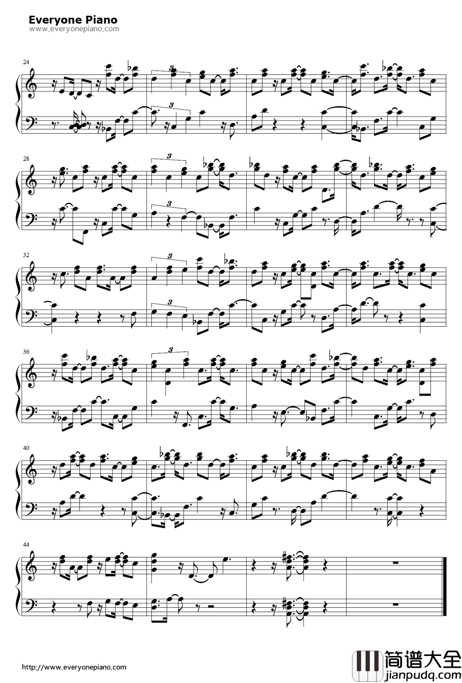 Sleepless_Beauty_Sacred_Air钢琴谱_浅仓大介