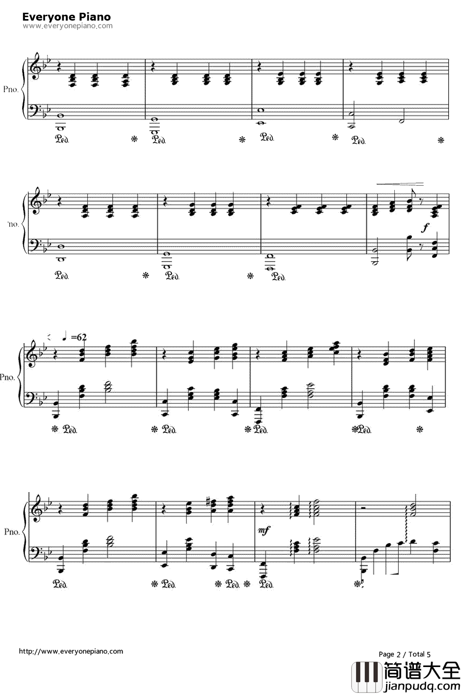 生死不离钢琴谱_王平久_钢琴伴奏